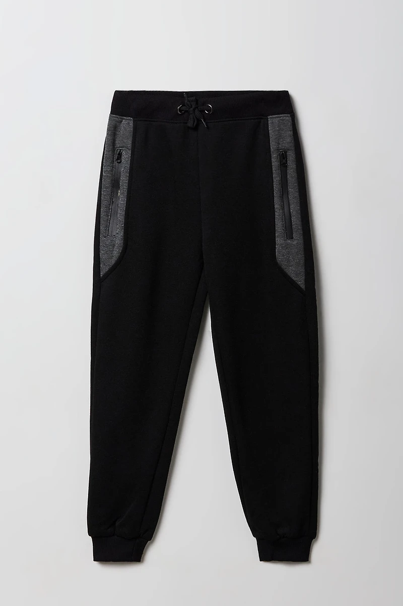 Kids Colourblock Fleece Jogger
