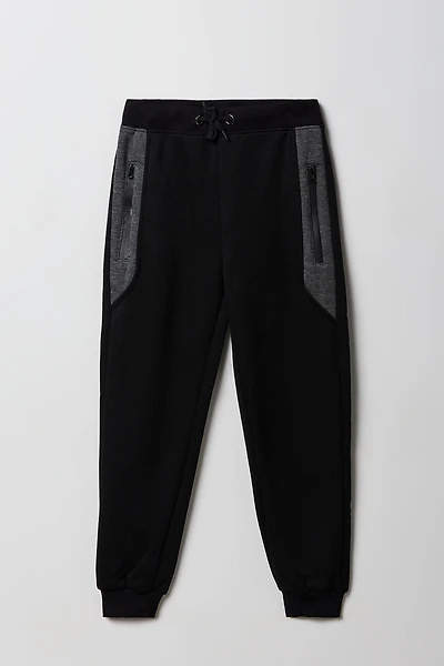 Kids Colourblock Fleece Jogger