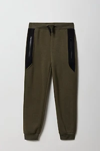 Kids Colourblock Fleece Jogger
