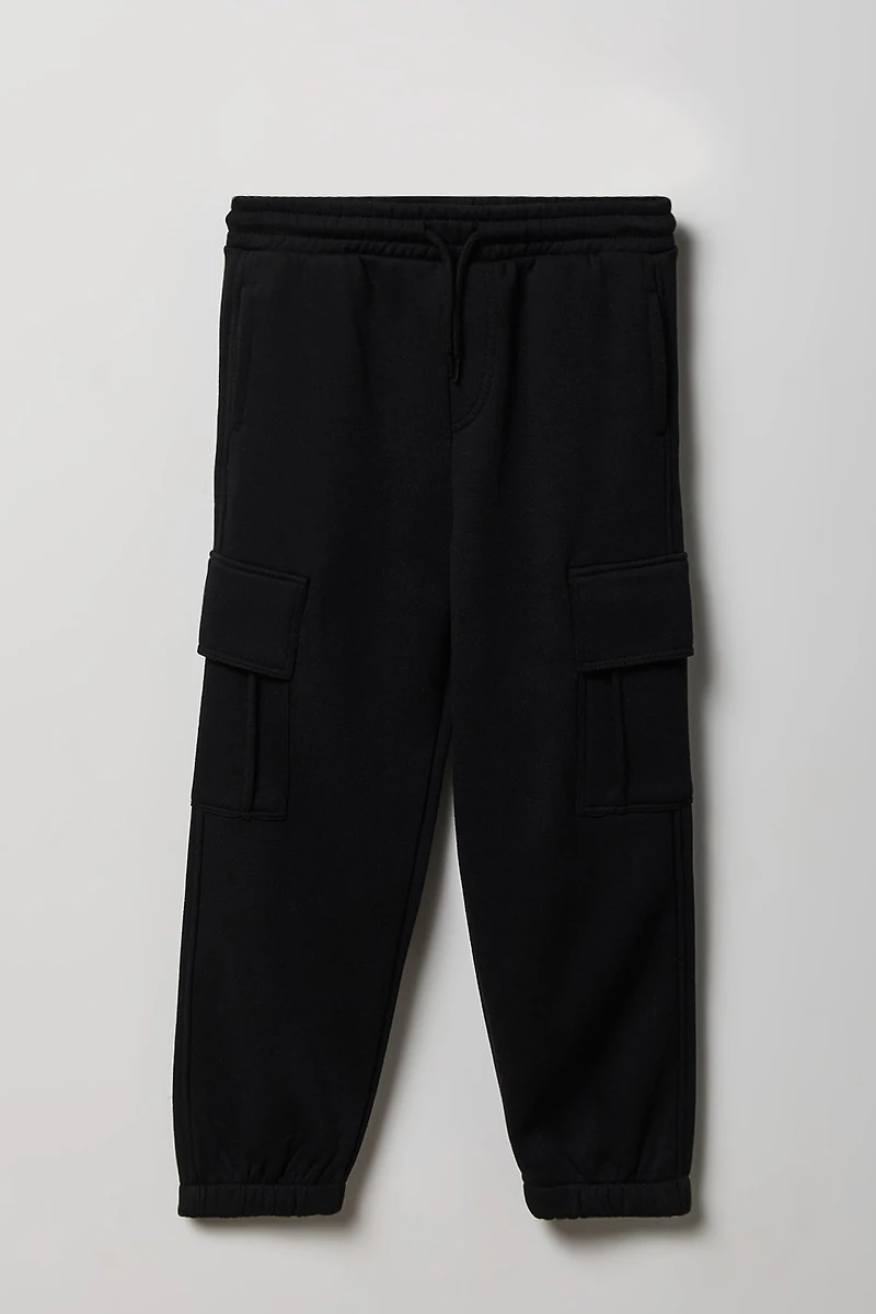 Kids Fleece Cargo Jogger