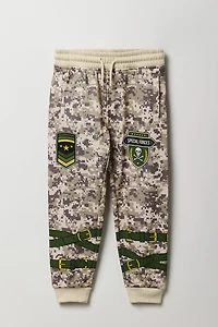 Jogger en molleton avec imprimé armée pour enfants