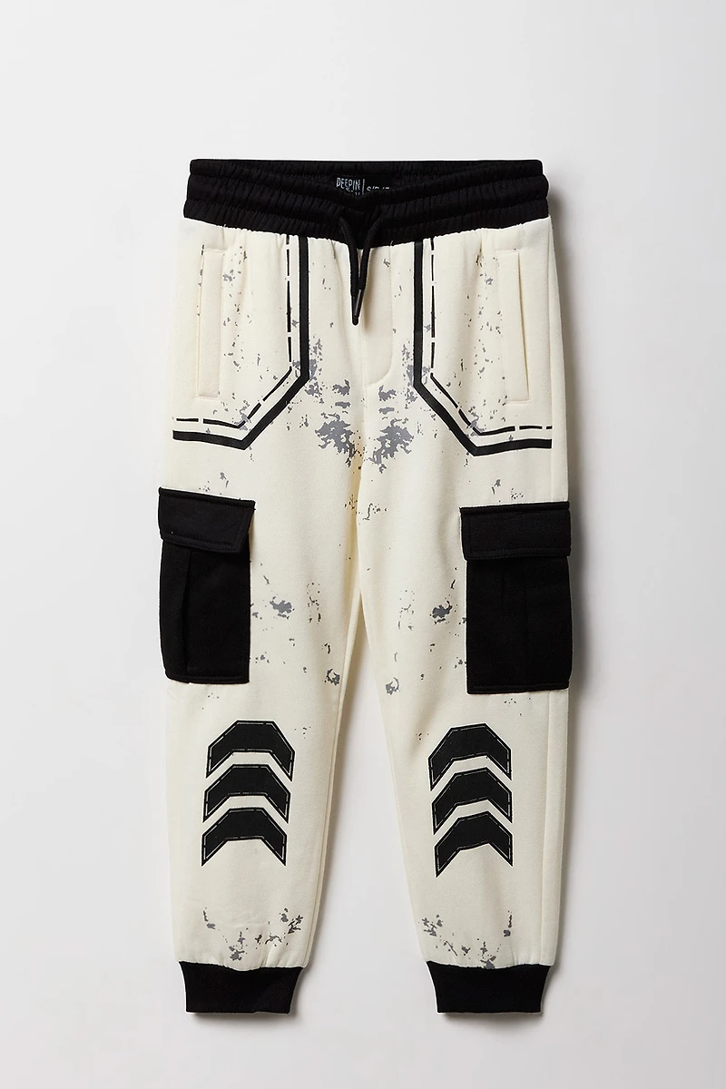 Kids Star Trooper Fleece Cargo Jogger