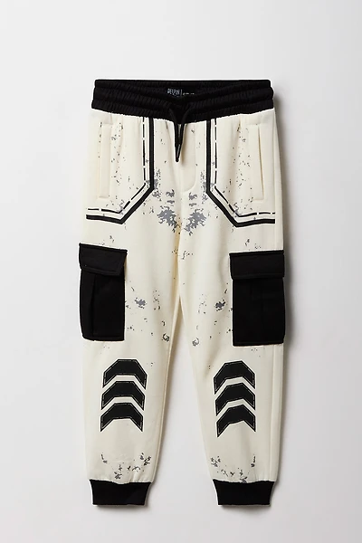 Kids Star Trooper Fleece Cargo Jogger