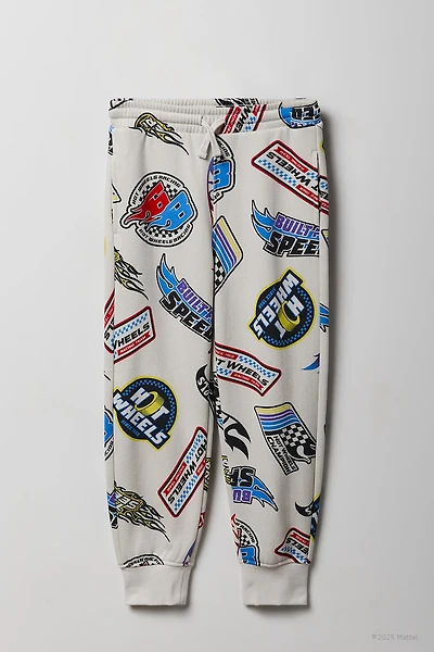 Jogger en molleton à imprimé Hot Wheels pour enfants
