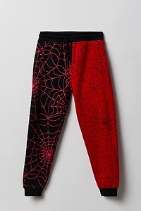 Boys Spider Web Fleece Jogger