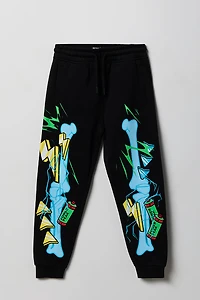 Boys Skeleton Fleece Jogger