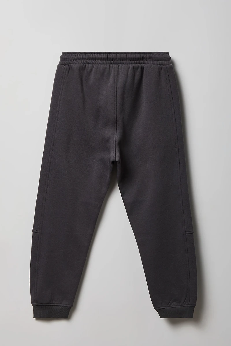 Jogger en molleton avec poches à fermeture glissière