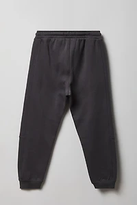 Jogger en molleton avec poches à fermeture glissière
