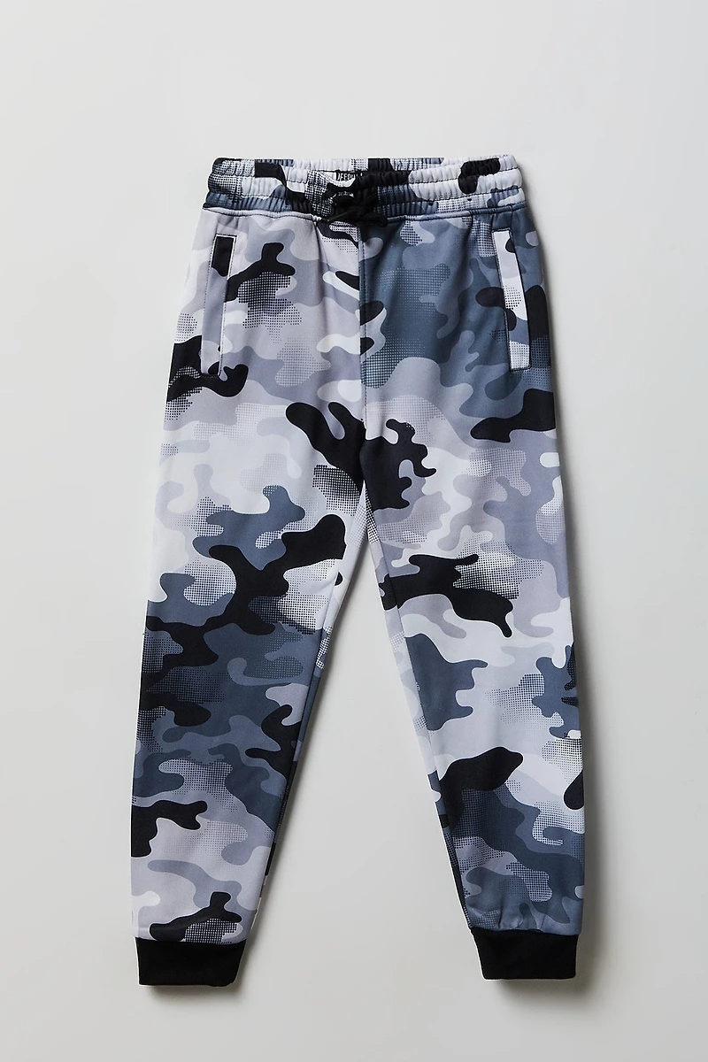 Kids Fleece Camo Jogger