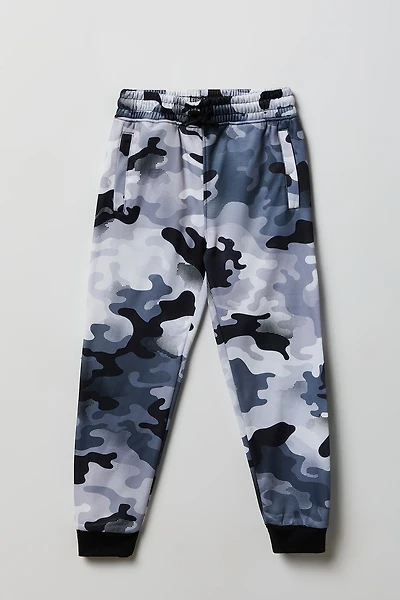 Kids Fleece Camo Jogger