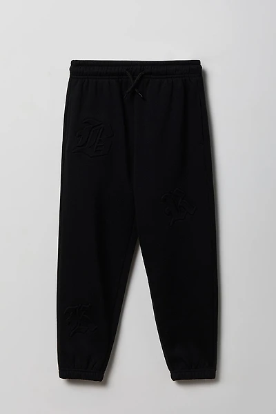 Kids Gothic Font Fleece Jogger