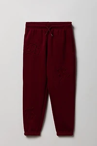 Jogger en molleton avec imprimé Lettres gothiques pour enfants