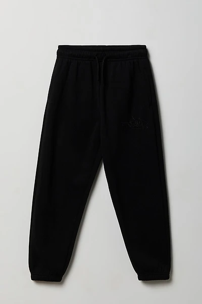 Kids Embroidered Fleece Sweatpant