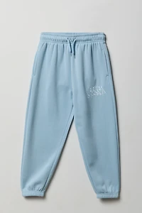 Pantalon d'entraînement en molleton avec motif brodé pour enfant