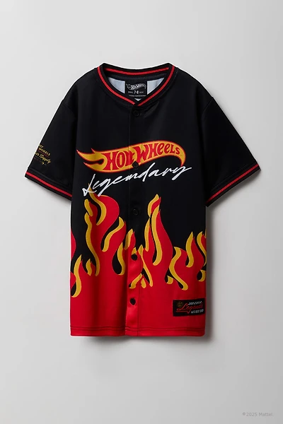 Hot Wheels™ Kids Graphic Mesh Baseball Jersey