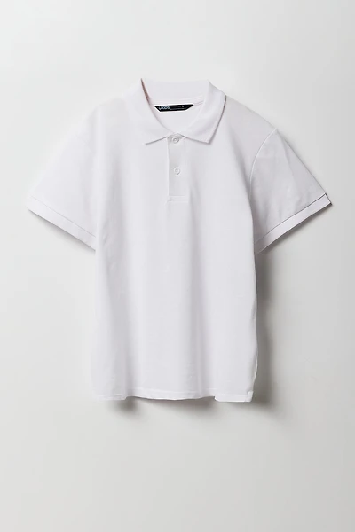 Polo uni pour garçon