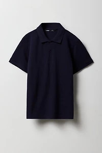 Polo uni pour garçon