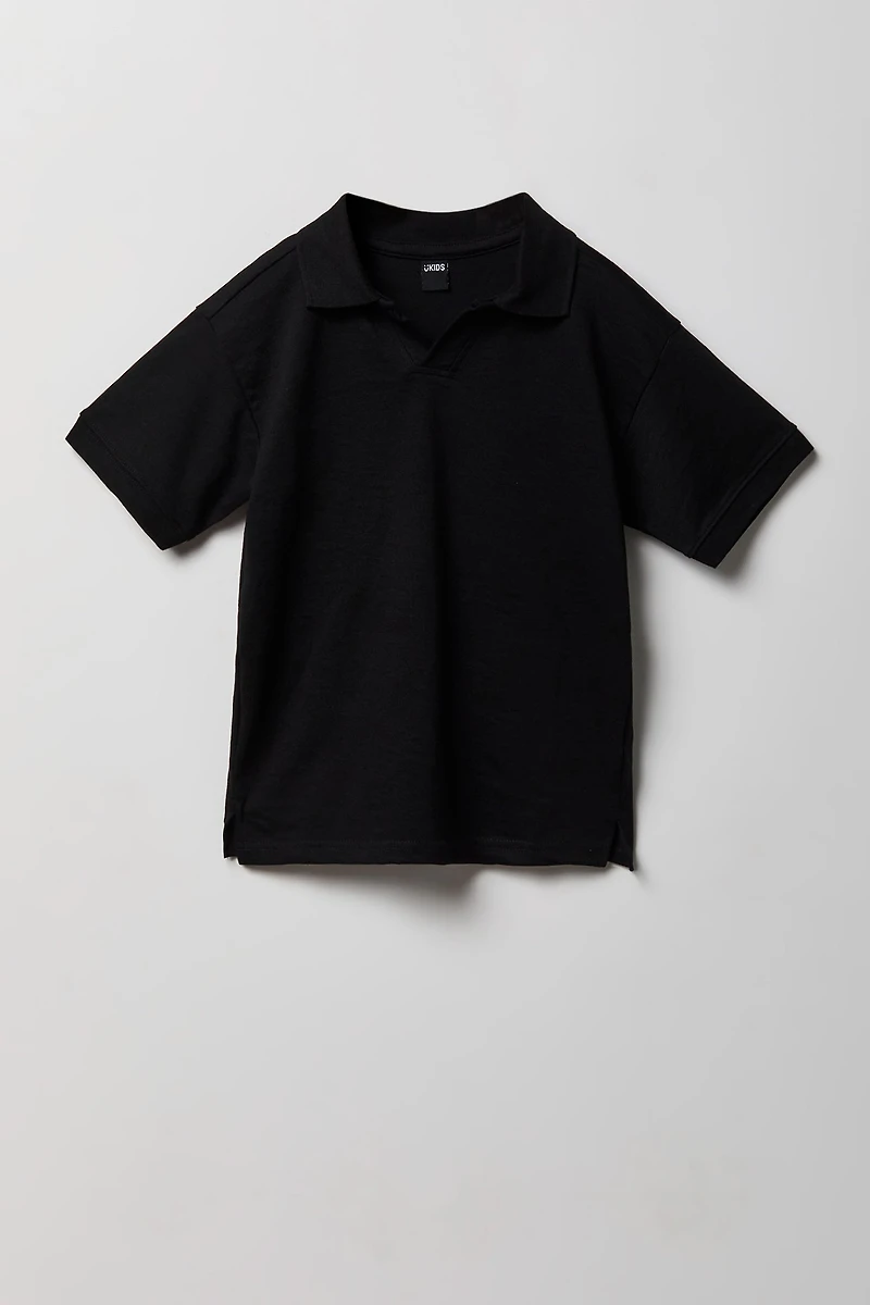 Boys Johnny Collar Polo