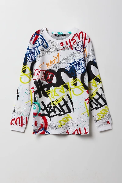 Kids Printed Long Sleeve Top