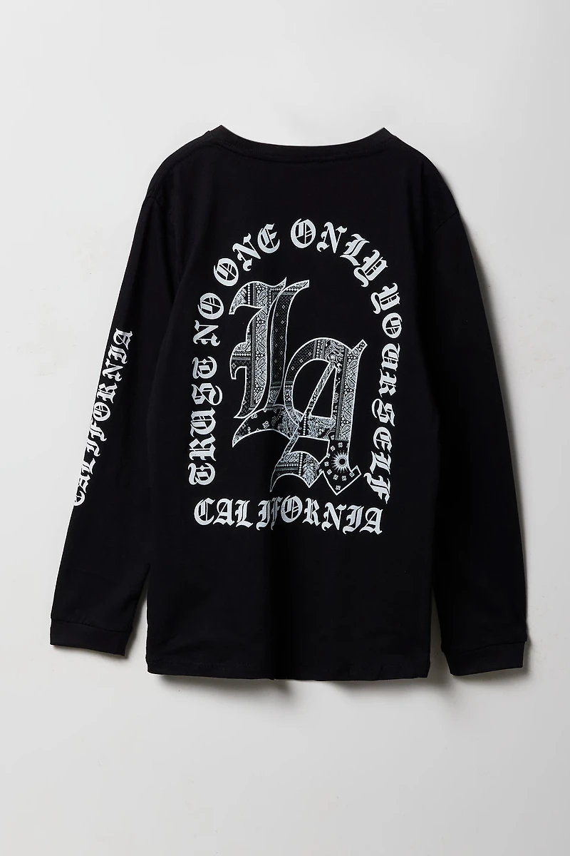 Kids City Graphic Long Sleeve Top