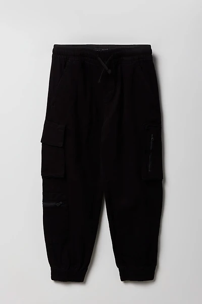 Boys Zip Pocket Cargo Jogger