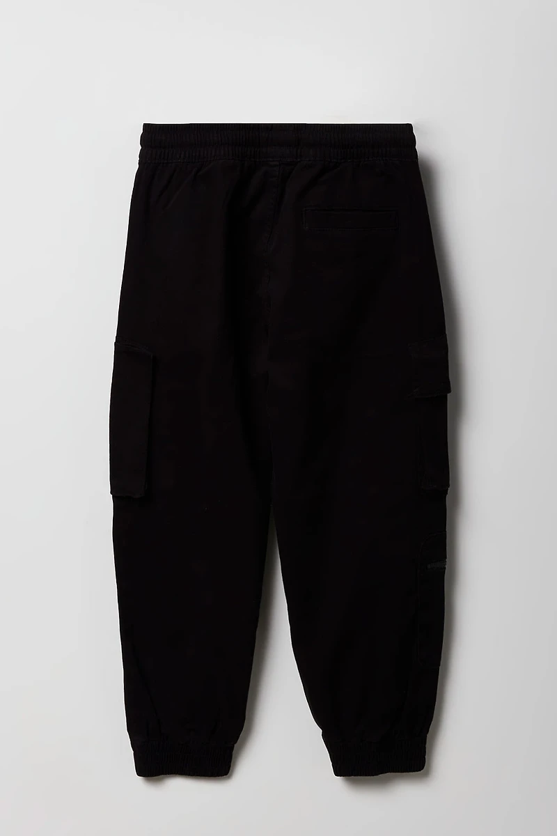 Jogger cargo avec poches à fermeture glissière pour garçon