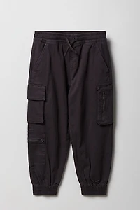 Jogger cargo avec poches à fermeture glissière pour garçon