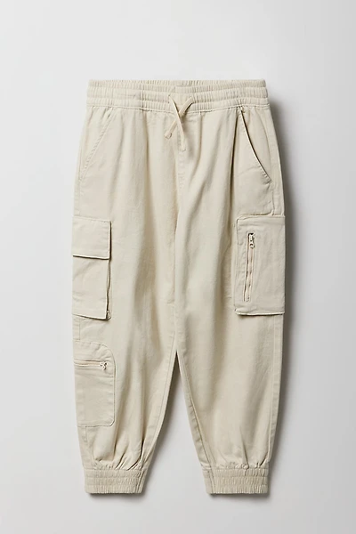Jogger cargo avec poches à fermeture glissière pour garçon
