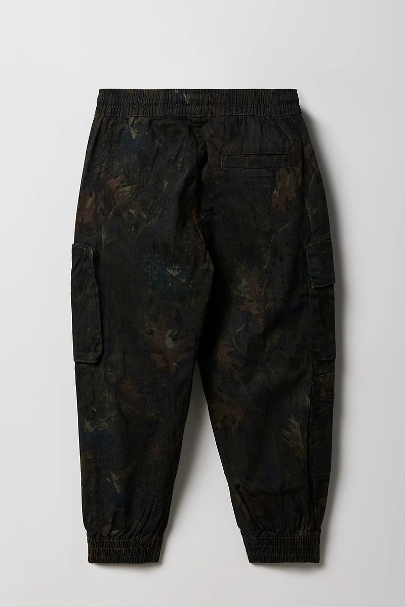 Jogger cargo avec poches à fermeture glissière pour garçon