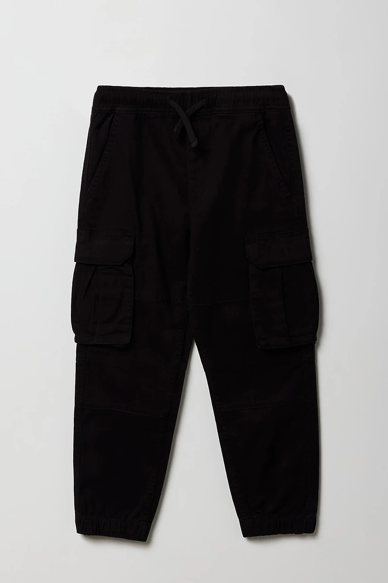 Boys Drawstring Cargo Jogger