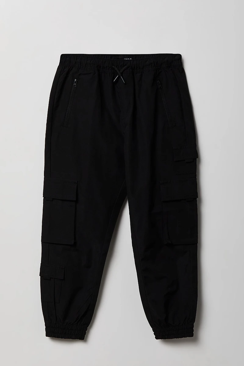 Boys Zip Pocket Cargo Jogger
