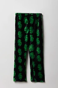 Boys Printed Plush PJ Pant
