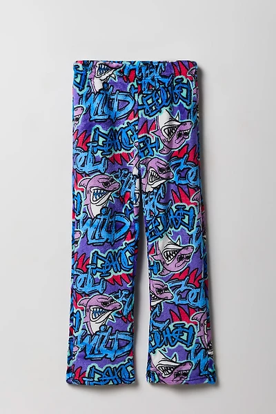 Pantalon de pyjama imprimé en peluche pour garçon