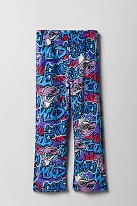 Pantalon de pyjama imprimé en peluche pour garçon