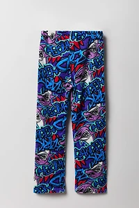 Pantalon de pyjama imprimé en peluche pour garçon