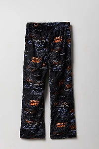 Pantalon de pyjama imprimé en peluche pour garçon
