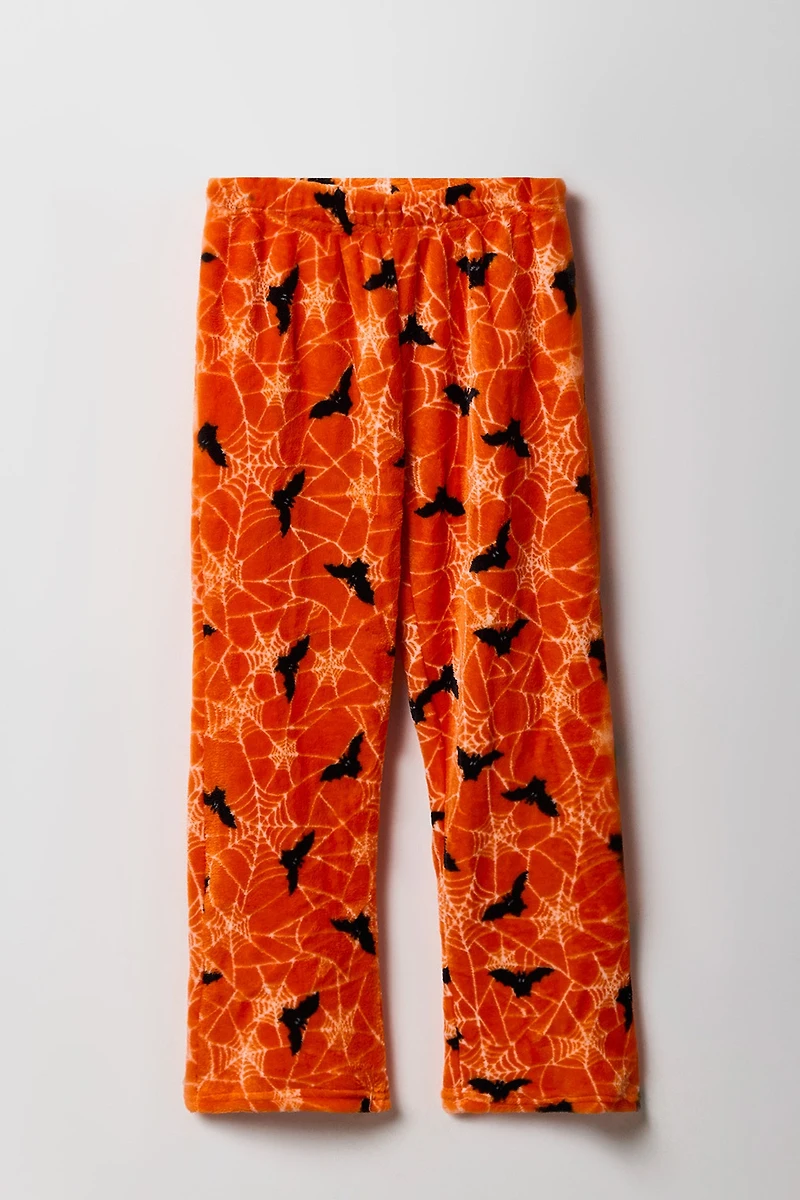 Boys Halloween Printed Plush PJ Pant