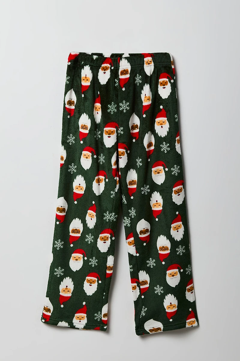 Kids Christmas Plush Pajama Pant