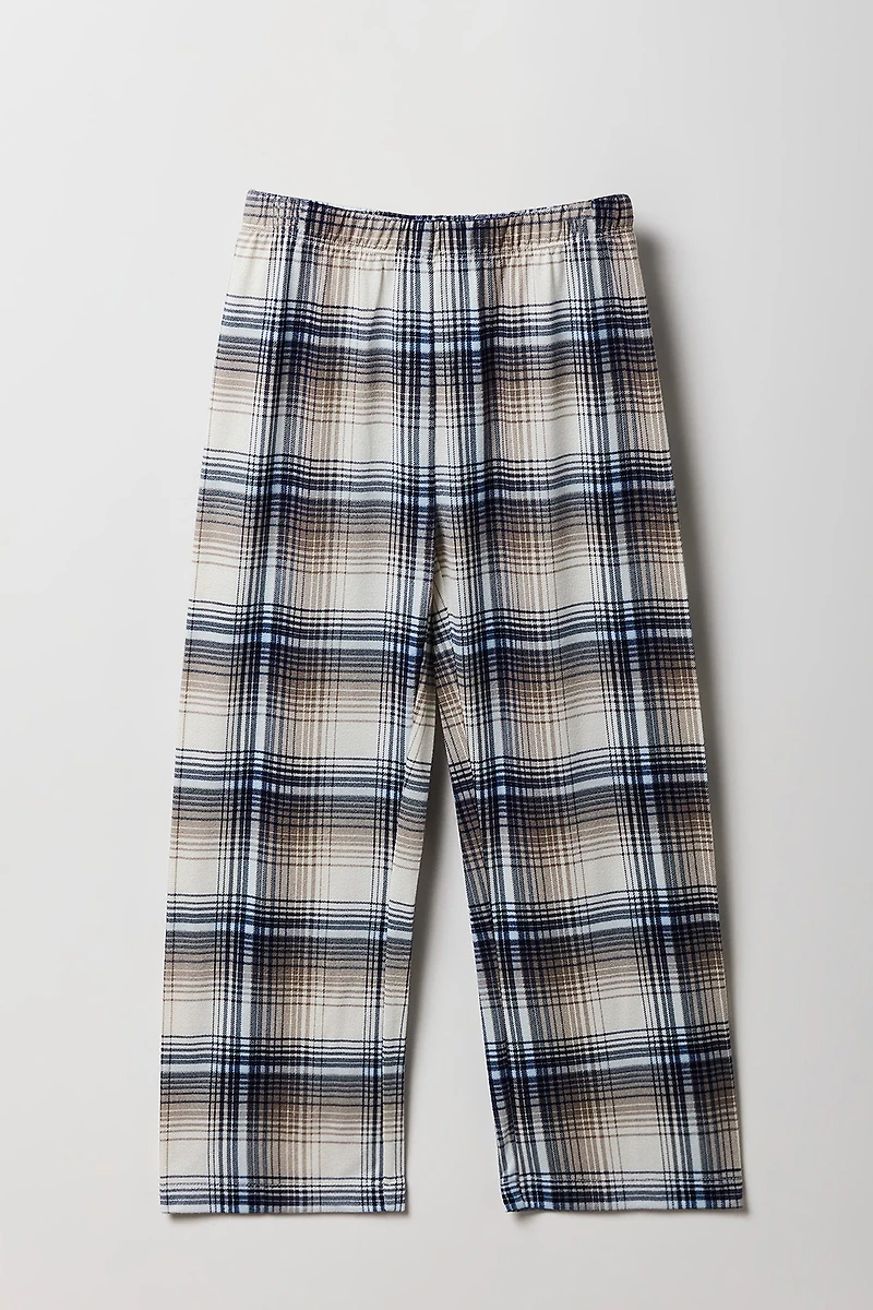 Pantalon de pyjama à carreaux pour garçons