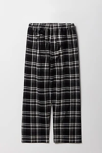 Ensemble-pyjama 2 pièces t-shirt imprimé et pantalon à carreaux pour garçons