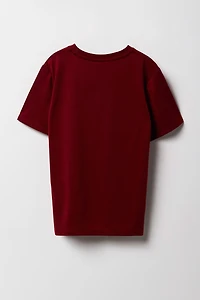 Ensemble-pyjama 2 pièces t-shirt imprimé et pantalon à carreaux pour garçons