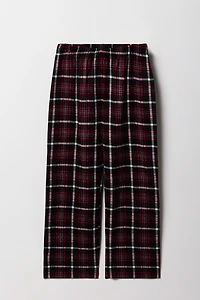 Ensemble-pyjama 2 pièces t-shirt imprimé et pantalon à carreaux pour garçons