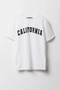 Ensemble-pyjama 2 pièces t-shirt imprimé et pantalon à carreaux pour garçons