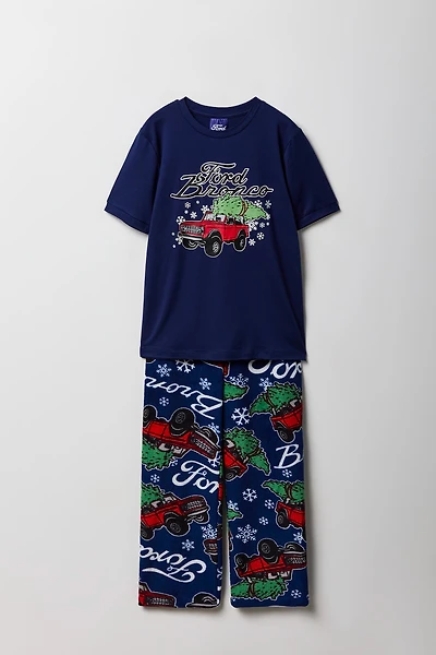 Ensemble pyjama de Noël avec imprimé Ford Bronco pour garçon