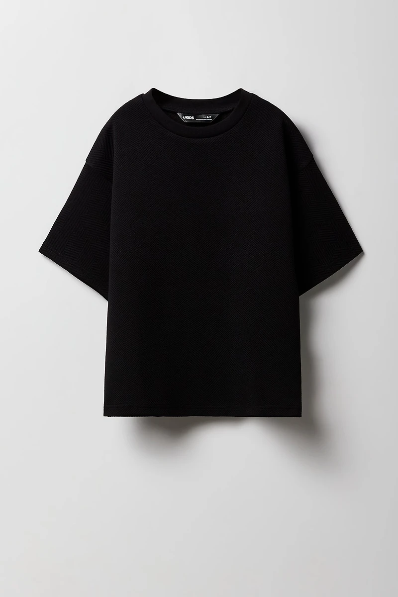 T-shirt texturé pour garçon