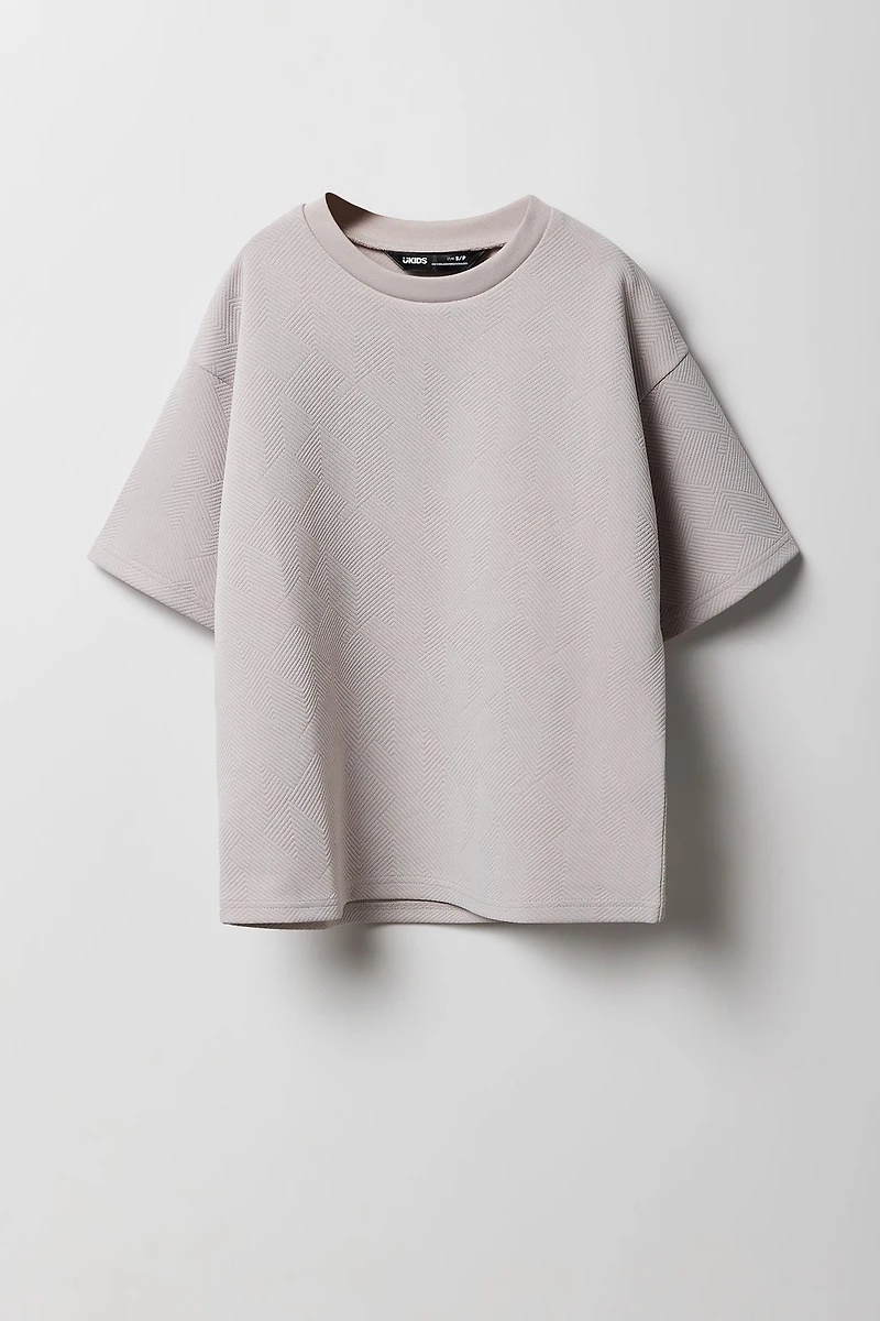 T-shirt texturé pour garçon