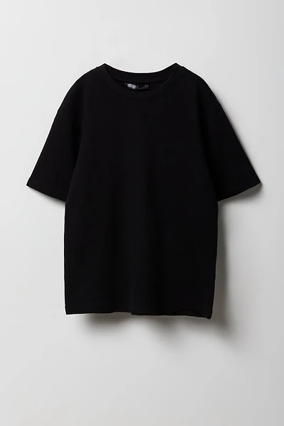 Boys Textured T-Shirt