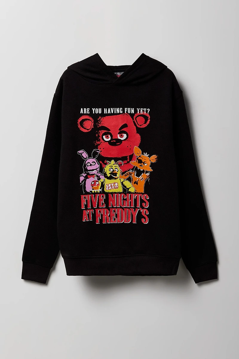 Kids Five Nights at Freddy's Graphic Fleece Hoodie