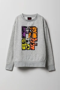 Kids Five Nights at Freddy's Graphic Fleece Sweatshirt