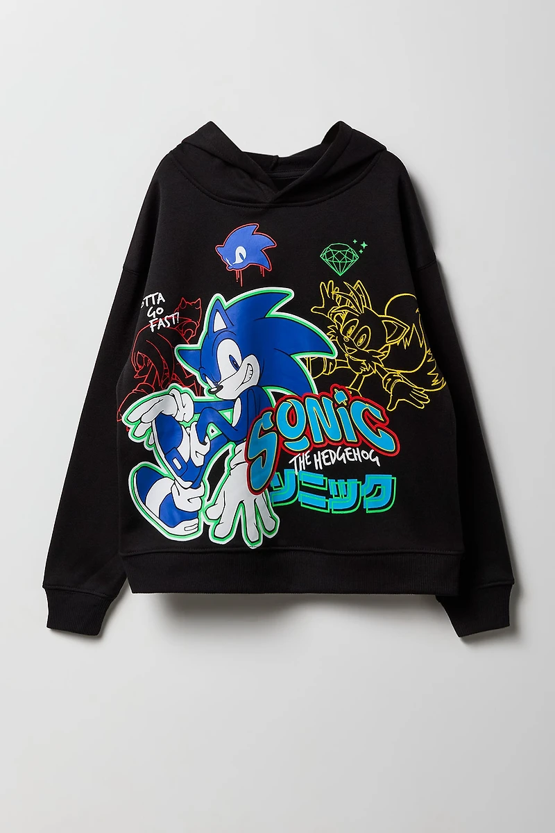 Kids Sonic Graphic Fleece Hoodie